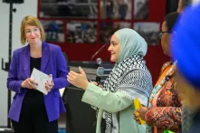 Rana Dajani speaking at the Richard von Weizsäcker Forum