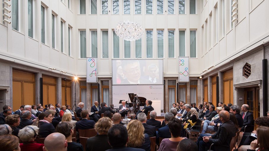 Die Eröffnung der Robert Bosch Academy fand im Atrium der Berliner Repräsentanz der Robert Bosch Stiftung statt