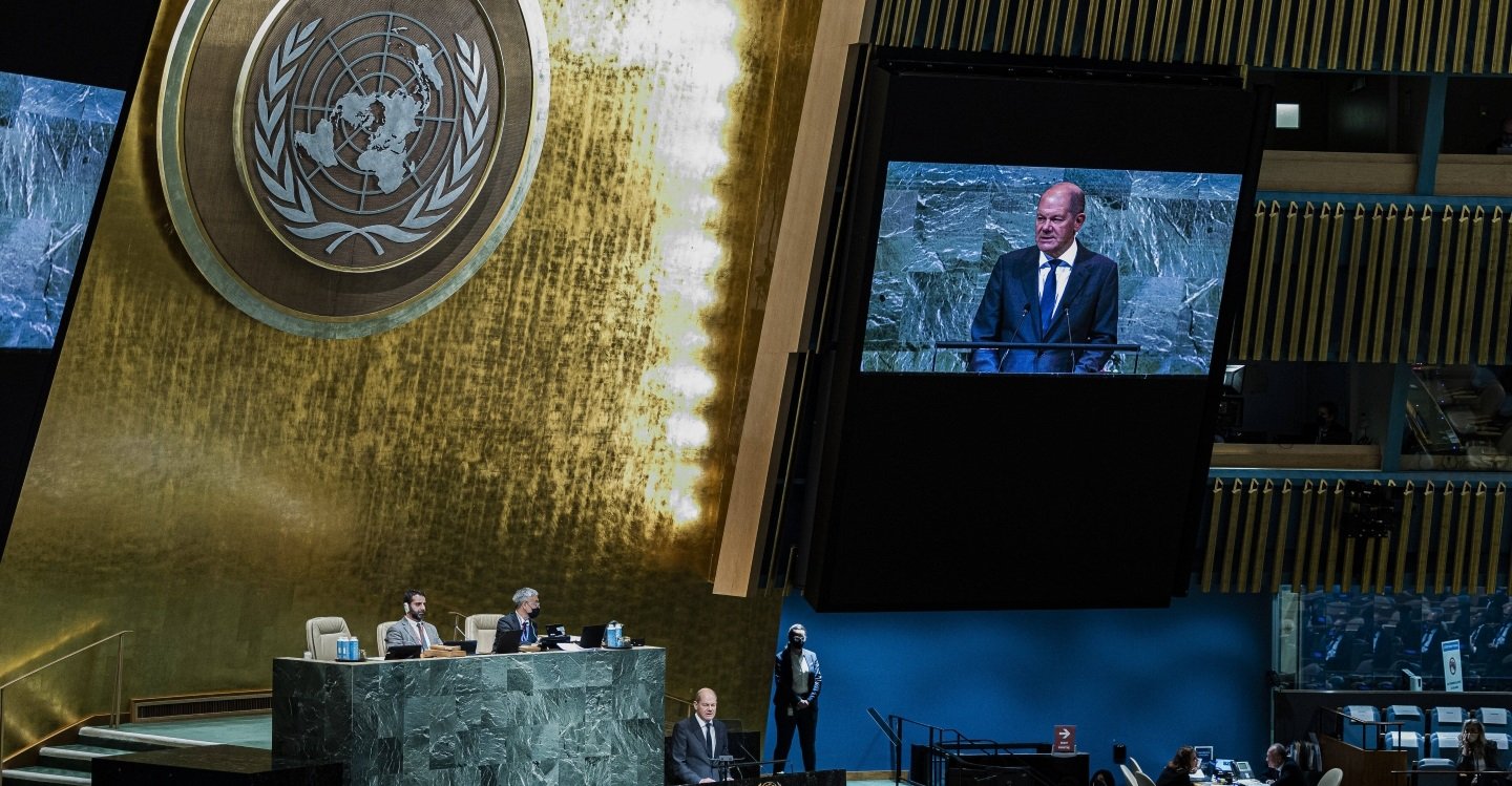 UN Deutschland Olaf Scholz